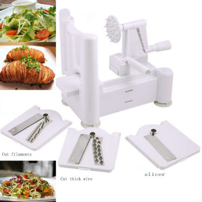 Tri-Blade Spiral Vegetable and Fruit Slicer 3 in 1 - Image 8