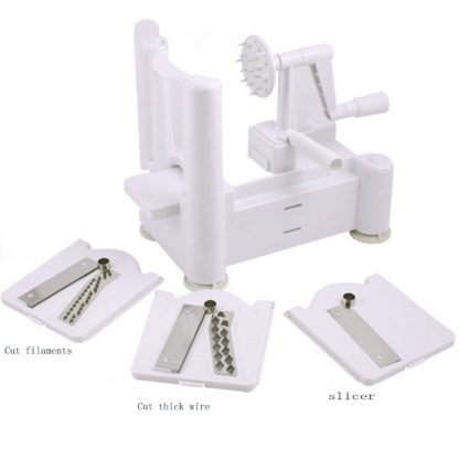 Tri-Blade Spiral Vegetable and Fruit Slicer 3 in 1 - Image 7