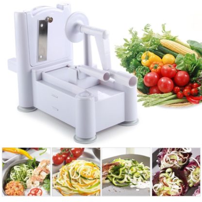 Tri-Blade Spiral Vegetable and Fruit Slicer 3 in 1 - Image 9