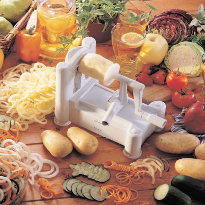 Tri-Blade Spiral Vegetable and Fruit Slicer 3 in 1 - Image 3