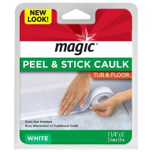 Magic BATH (TUB) & FLOOR PEEL & STICK CAULK SEAL